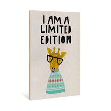 Load image into Gallery viewer, I am limited edition giraffe Poster