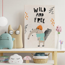 Load image into Gallery viewer, Wild and free Ant Eater Poster