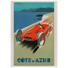 Load image into Gallery viewer, Vintage Cote D&#39;Azur Racing Poster
