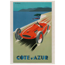 Load image into Gallery viewer, Vintage Cote D'Azur Racing Poster