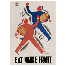 Load image into Gallery viewer, Eat More Fruit Vintage Poster
