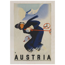 Load image into Gallery viewer, Austria Vintage Ski Poster
