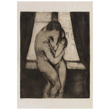 Load image into Gallery viewer, The Kiss (1895) By Edvard Munch
