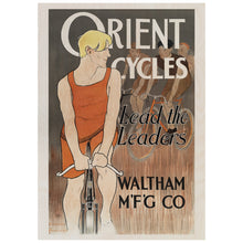 Load image into Gallery viewer, Orient Cycles Vintage Poster
