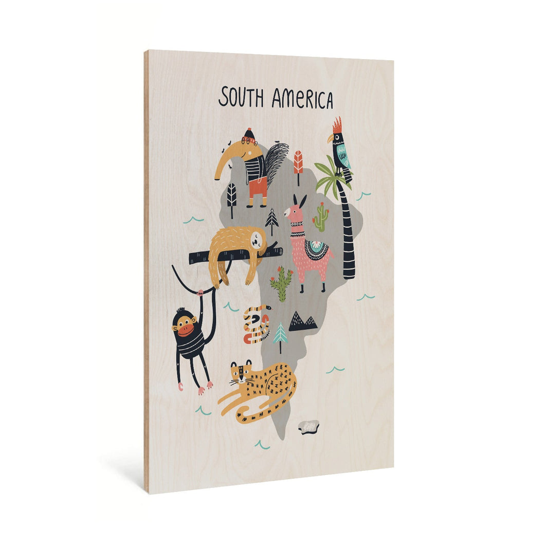 South America Animals Poster