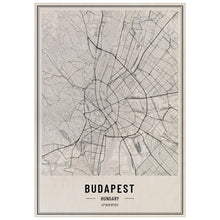 Load image into Gallery viewer, Budapest City Map
