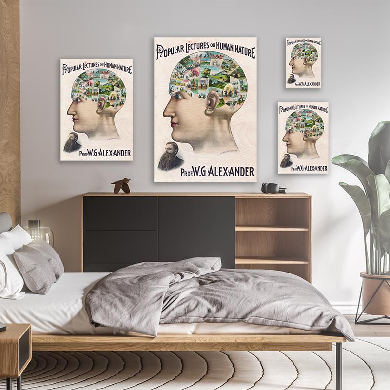 Quirky Vintage Human Nature Poster