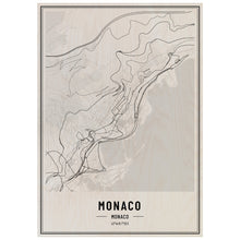 Load image into Gallery viewer, Monaco City Map
