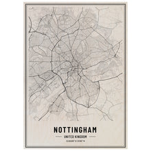 Load image into Gallery viewer, Nottingham City Map
