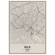 Load image into Gallery viewer, Oslo City Map
