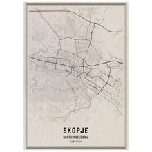 Load image into Gallery viewer, Skopje City Map
