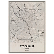 Load image into Gallery viewer, Stockholm City Map
