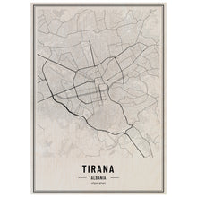 Load image into Gallery viewer, Tirana City Map
