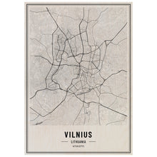 Load image into Gallery viewer, Vilnius City Map
