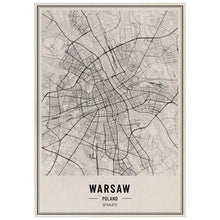 Load image into Gallery viewer, Warsaw City Map
