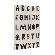 Load image into Gallery viewer, Alphabet Scandinavian Wooden Poster Print
